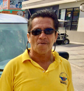 Manolo, Casa Redonda cab driver