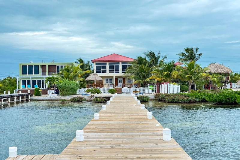 House view from new pier!